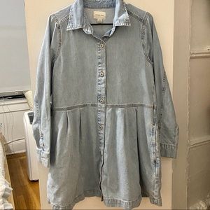 American Eagle Denim Babydoll Dress